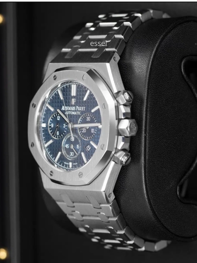 Audemars Piguet Royal Oak erkaklar qo‘l soati, ko‘k yuzli, sapfir shishali