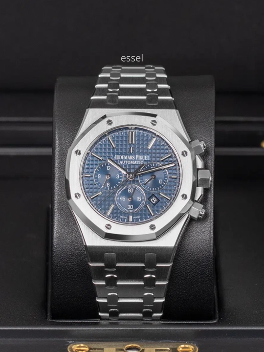 Audemars Piguet Royal Oak erkaklar qo‘l soati, ko‘k yuzli, sapfir shishali