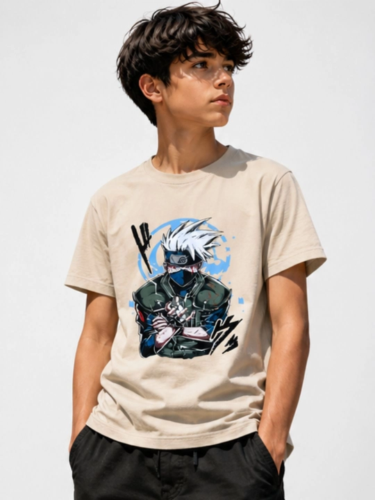 WEERIT o‘smirlar futbolkasi Naruto, Kakashi, 100% paxta