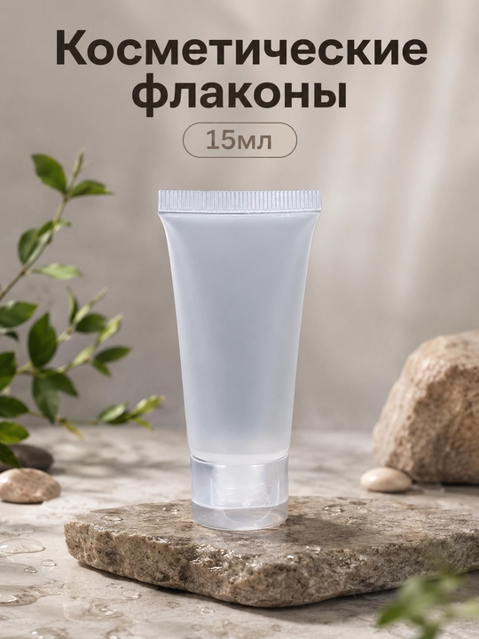 Флакон для косметики, тюбик для крема, дорожный набор - 
