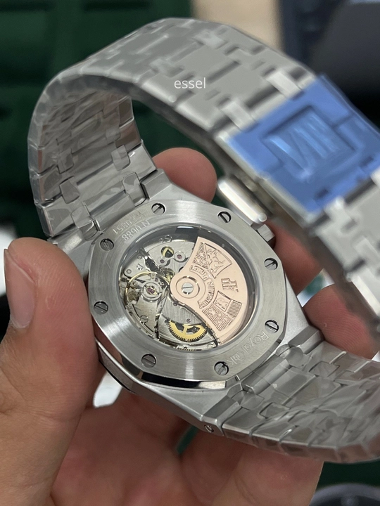 Audemars Piguet Royal Oak Blue erkaklar qo‘l soati, sapfir shishali avtomatik soat