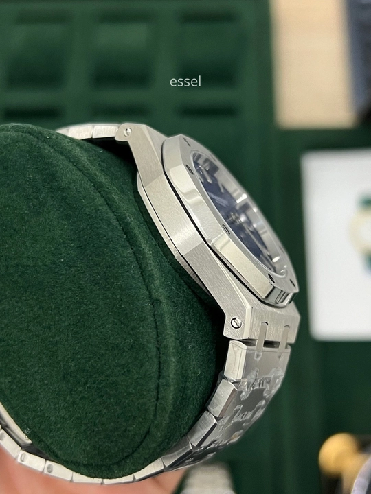 Audemars Piguet Royal Oak Blue erkaklar qo‘l soati, sapfir shishali avtomatik soat