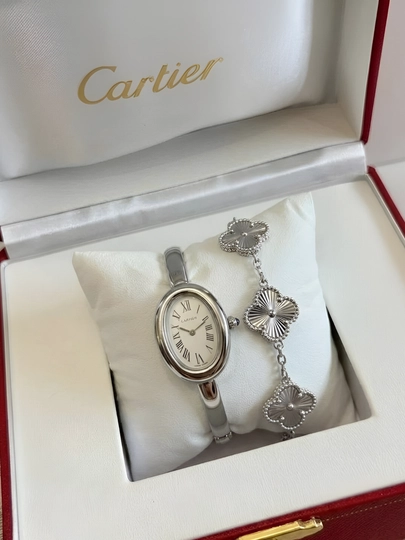 Набор в стиле Cartier из нержавеющей стали — MZNJWL-BILAGUZUKK-БИРЮЗ-19
