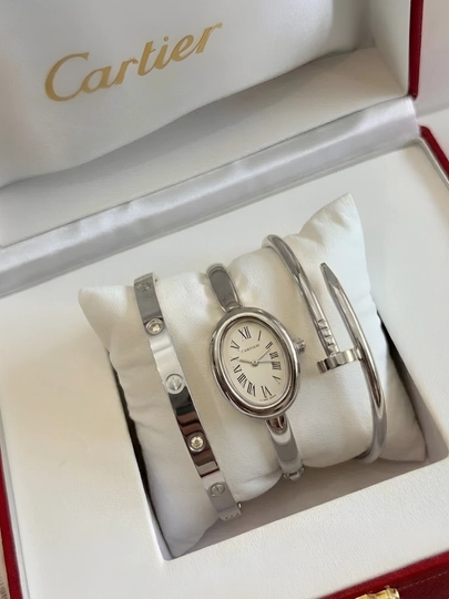 Набор в стиле Cartier из нержавеющей стали