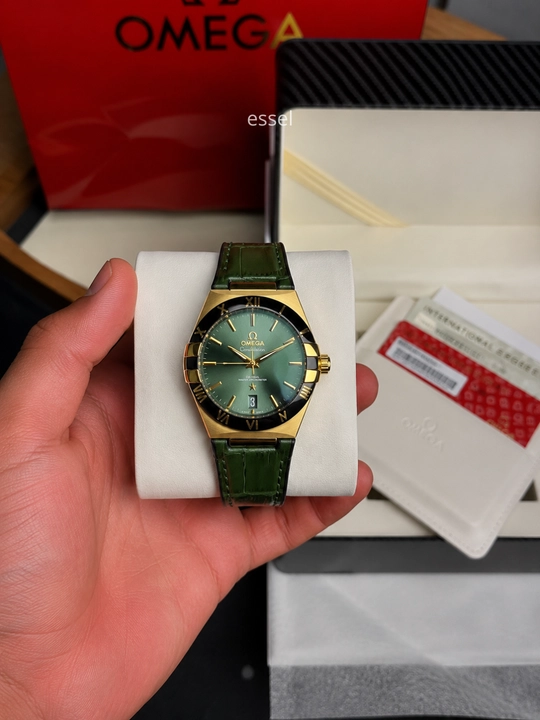 Мужские наручные часы Omega Constellation автоматик механические часы с сапфировым стеклом