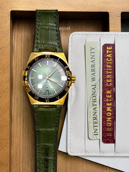 Мужские наручные часы Omega Constellation автоматик механические часы с сапфировым стеклом - 