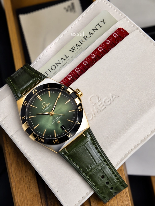 Мужские наручные часы Omega Constellation автоматик механические часы с сапфировым стеклом