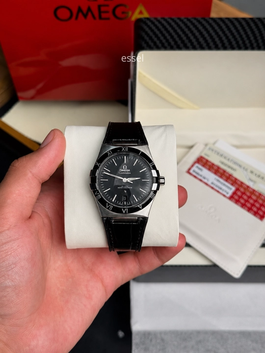 Erkaklar qo‘l soati Omega Constellation avtomatik sapfir shishali mexanik soat