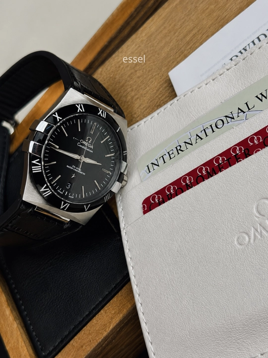 Erkaklar qo‘l soati Omega Constellation avtomatik sapfir shishali mexanik soat