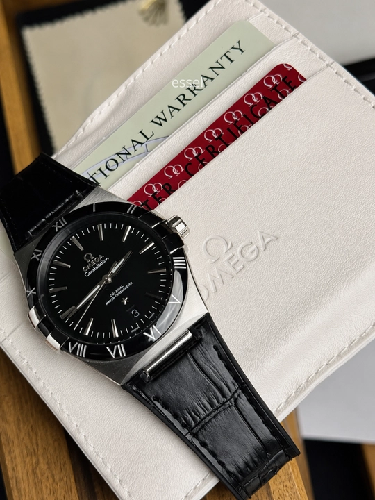 Erkaklar qo‘l soati Omega Constellation avtomatik sapfir shishali mexanik soat