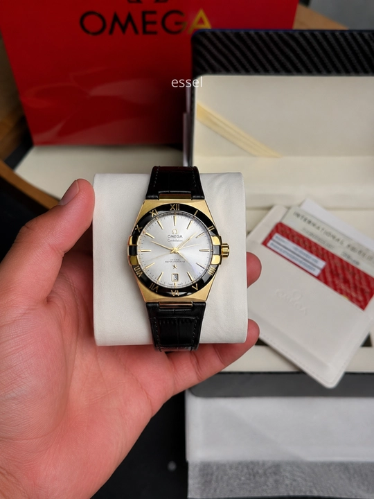 Мужские наручные часы Omega Constellation автоматик механические часы с сапфировым стеклом