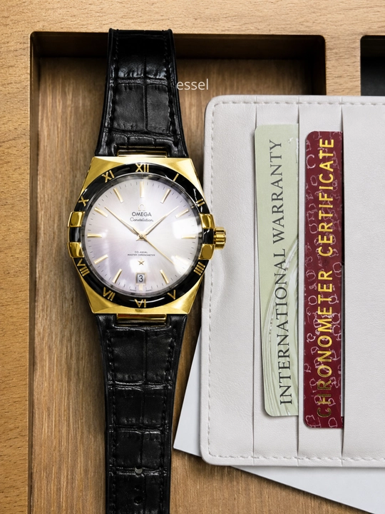 Мужские наручные часы Omega Constellation автоматик механические часы с сапфировым стеклом - 
