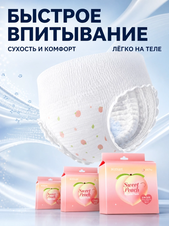 BOTARE Женские менструальные трусы - 