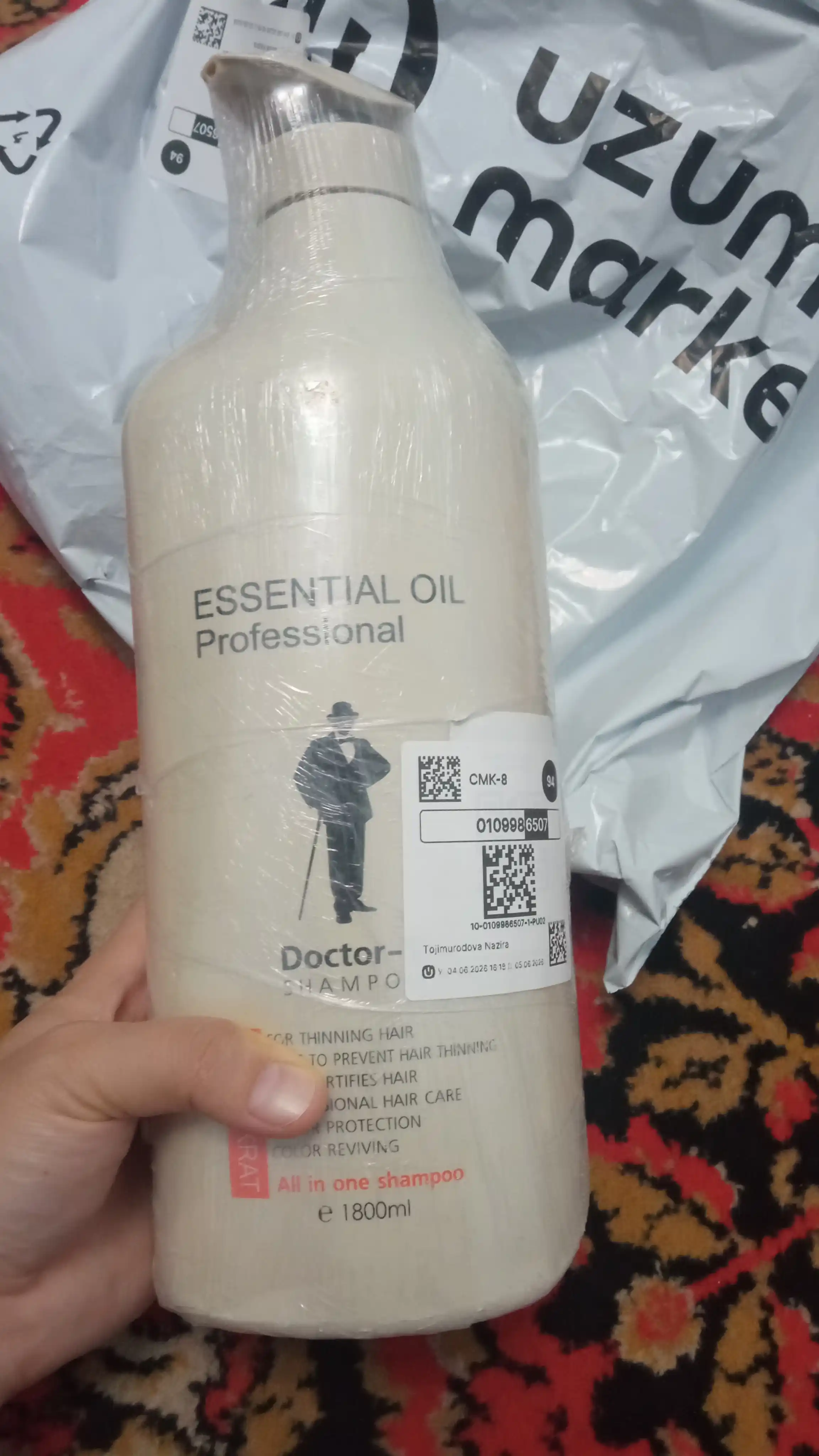 ESSENTIAL OIL Aristokrat Doctor-S  sochlar uchun professional shampun