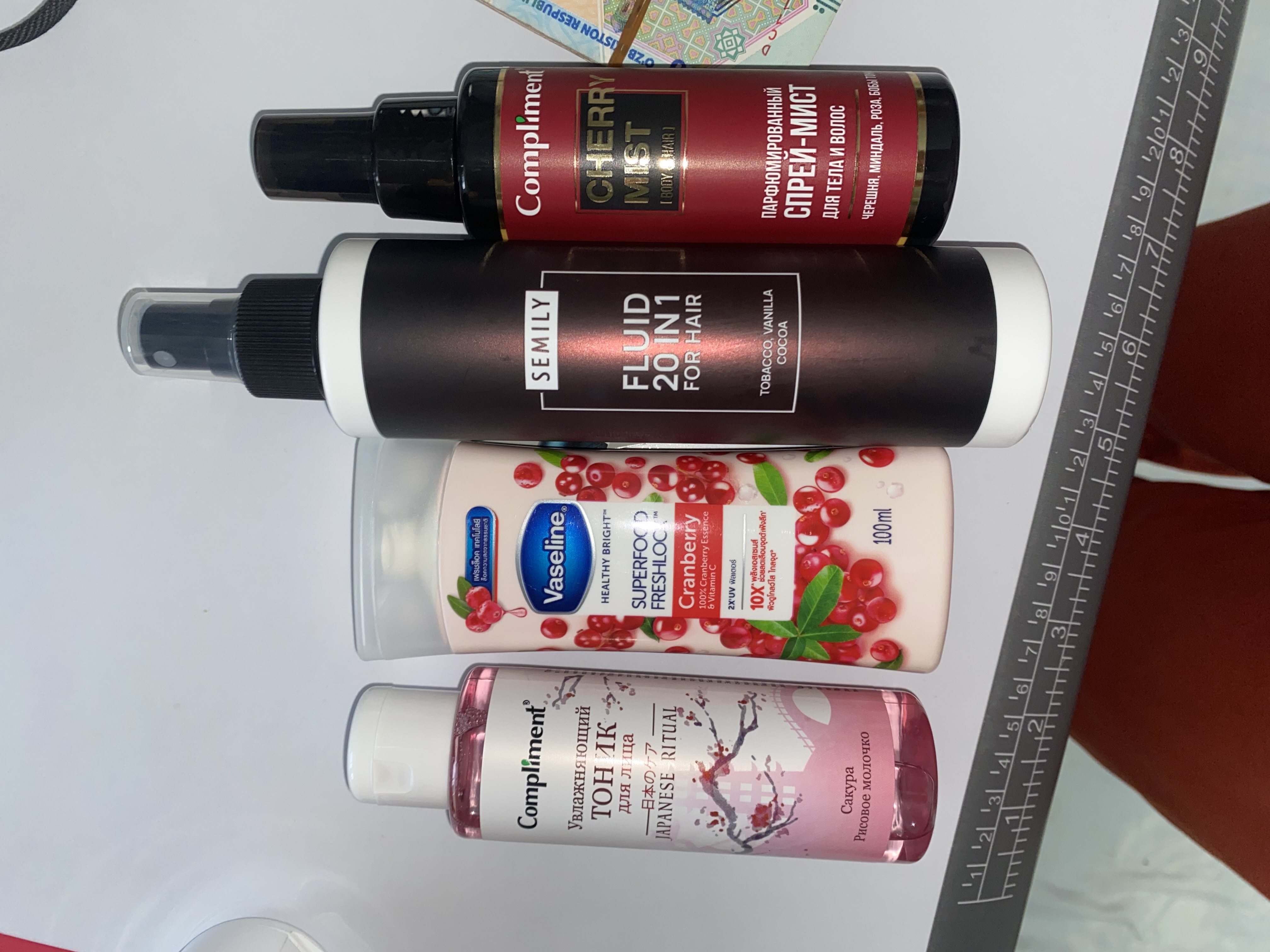 COMPLIMENT Sprey mist t, uchun va soch parfum Cherry, 110ml