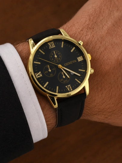 Светящиеся мужские часы — LUXUZ-WATCH05-АЛЫЙ