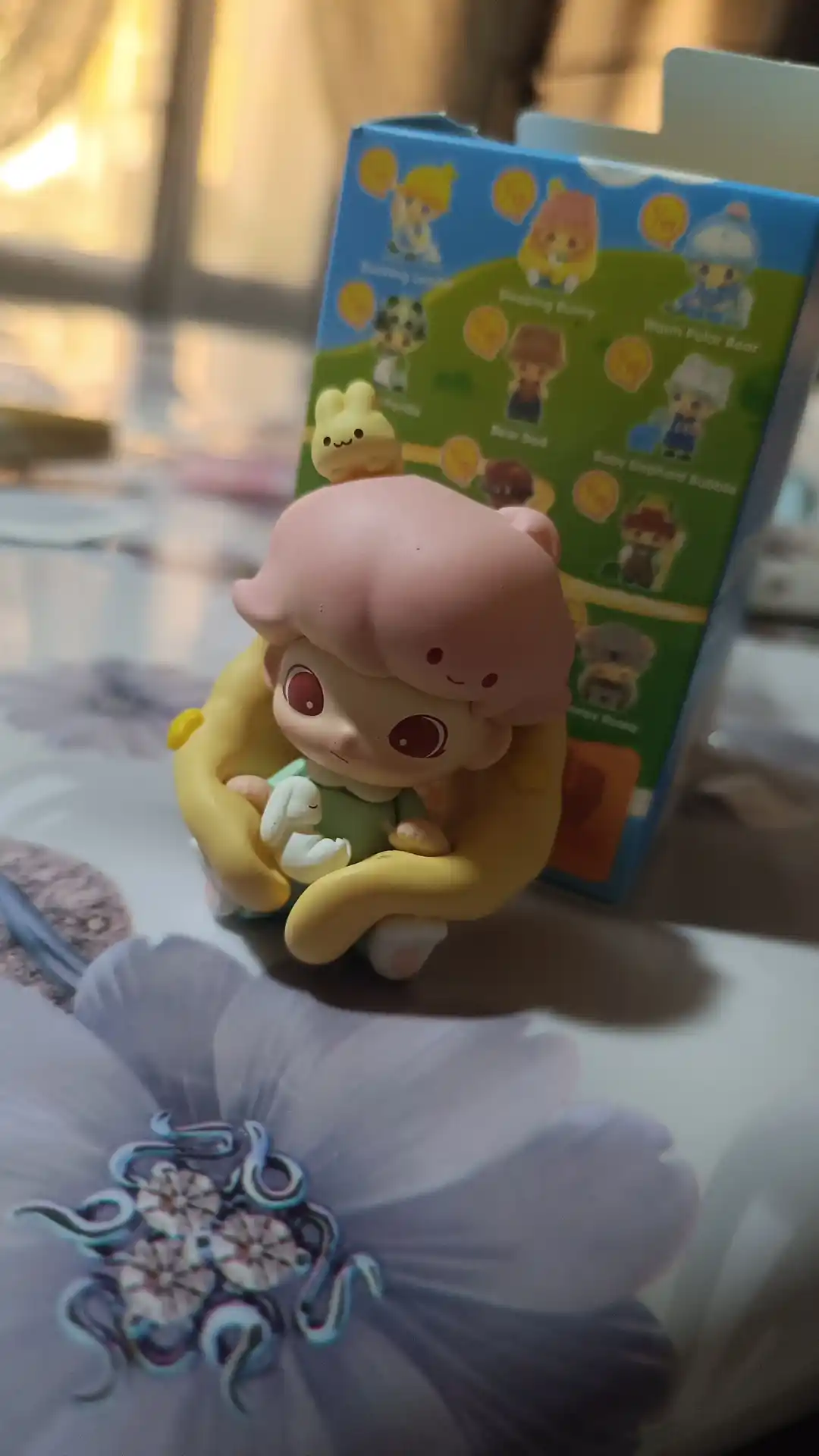 DIMOO POP MART syurpriz qutisi kolleksiya haykali CRY BABY Labubu sifatida