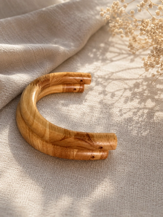 Деревянные ручки для сумки 15 см, набор 2 шт