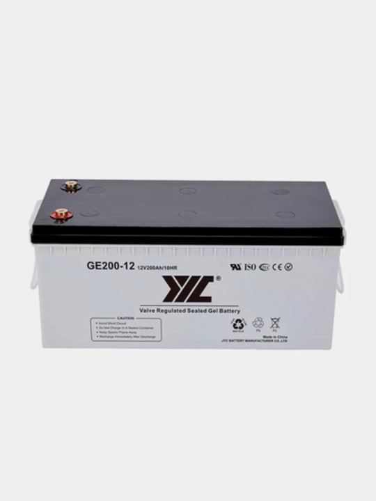 Gel elektrolitli qo'rg'oshin kislotali akkumulyator GEL 200-12, 12V200Ah, JYC