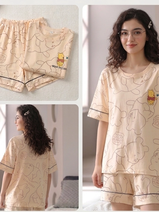 Pijama ayollar, yozgi pijama, uy kiyimi shortik futbolka, qulay pijama, ayollar uy kiyimi