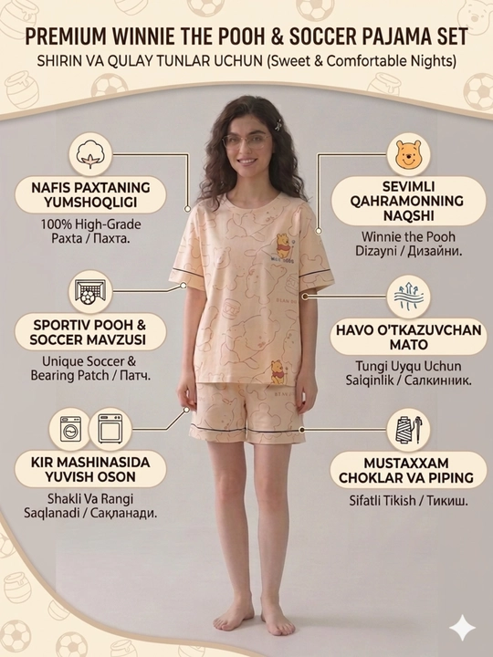 Pijama ayollar, yozgi pijama, uy kiyimi shortik futbolka, qulay pijama, ayollar uy kiyimi
