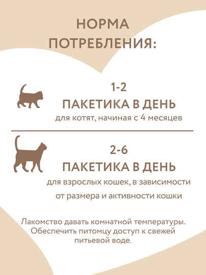 МНЯМС для кошек Крем-лакомство для кошек с курицей, 4 x 15гр