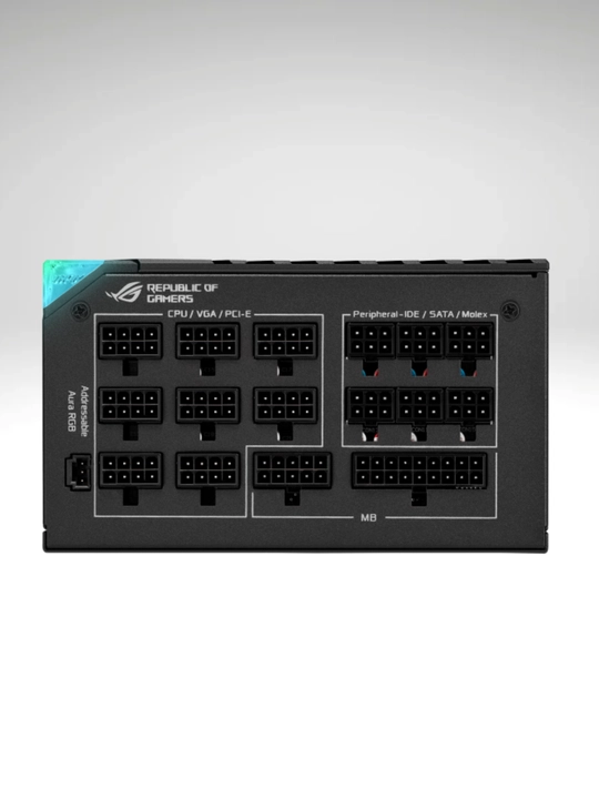Блок питания Asus ROG Thor 1000W Platinum II, Модульный с OLED дисплеем