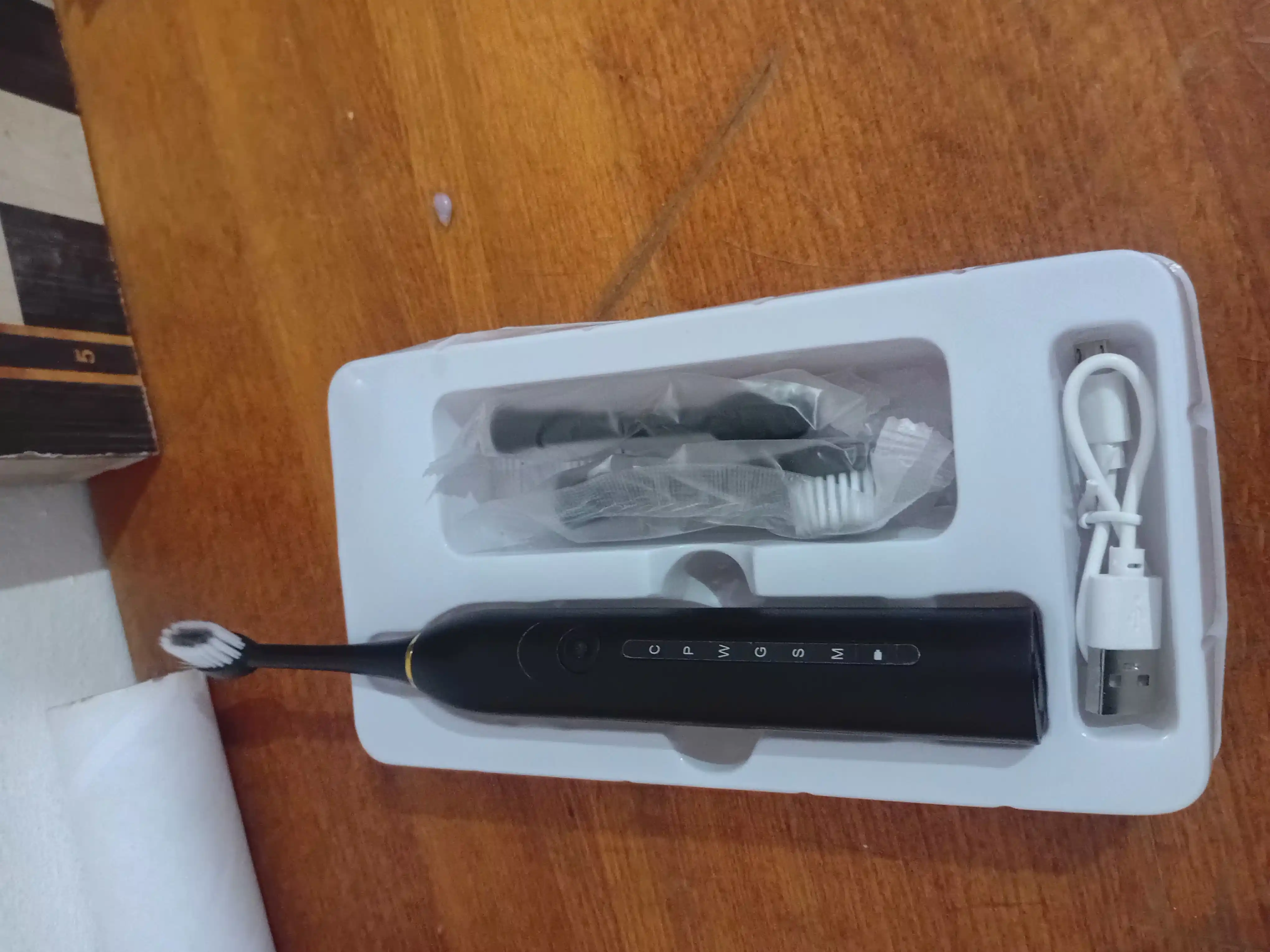 Elektr tish cho'tkasi Sonic Electric Toothbrush X-6, ovozli, 6 rejim