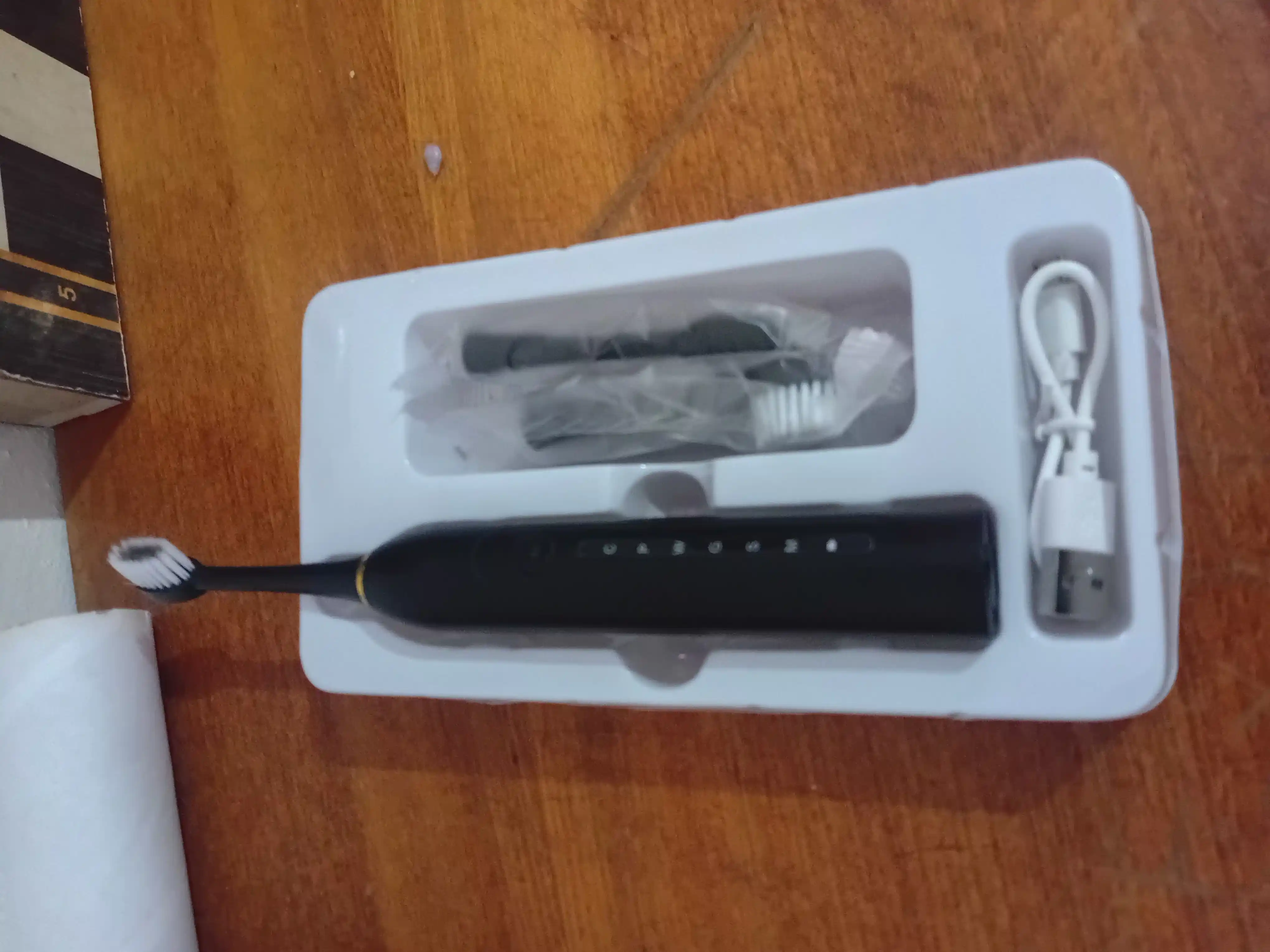 Elektr tish cho'tkasi Sonic Electric Toothbrush X-6, ovozli, 6 rejim