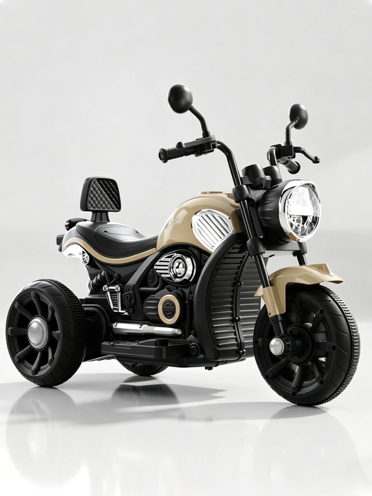Bolalar elektr mototsikli, 3 g‘ildirakli, BT, musiqa, chiroq, 6V4.5Ah