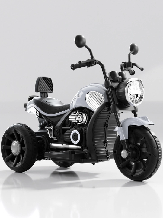 Bolalar elektr mototsikli, 3 g‘ildirakli, BT, musiqa, chiroq, 6V4.5Ah