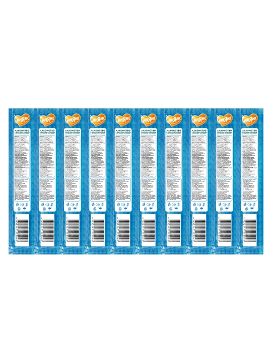 МНЯМС Лакомство для кошек палочки с форелью и лососем 10x5gr