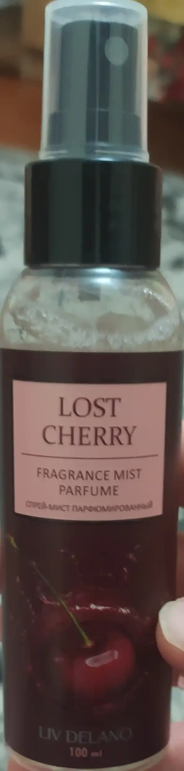 Parfyumlangan sprey-mist tana uchun Lost Cherry Liv Delano, ayollar uchun, 100 ml