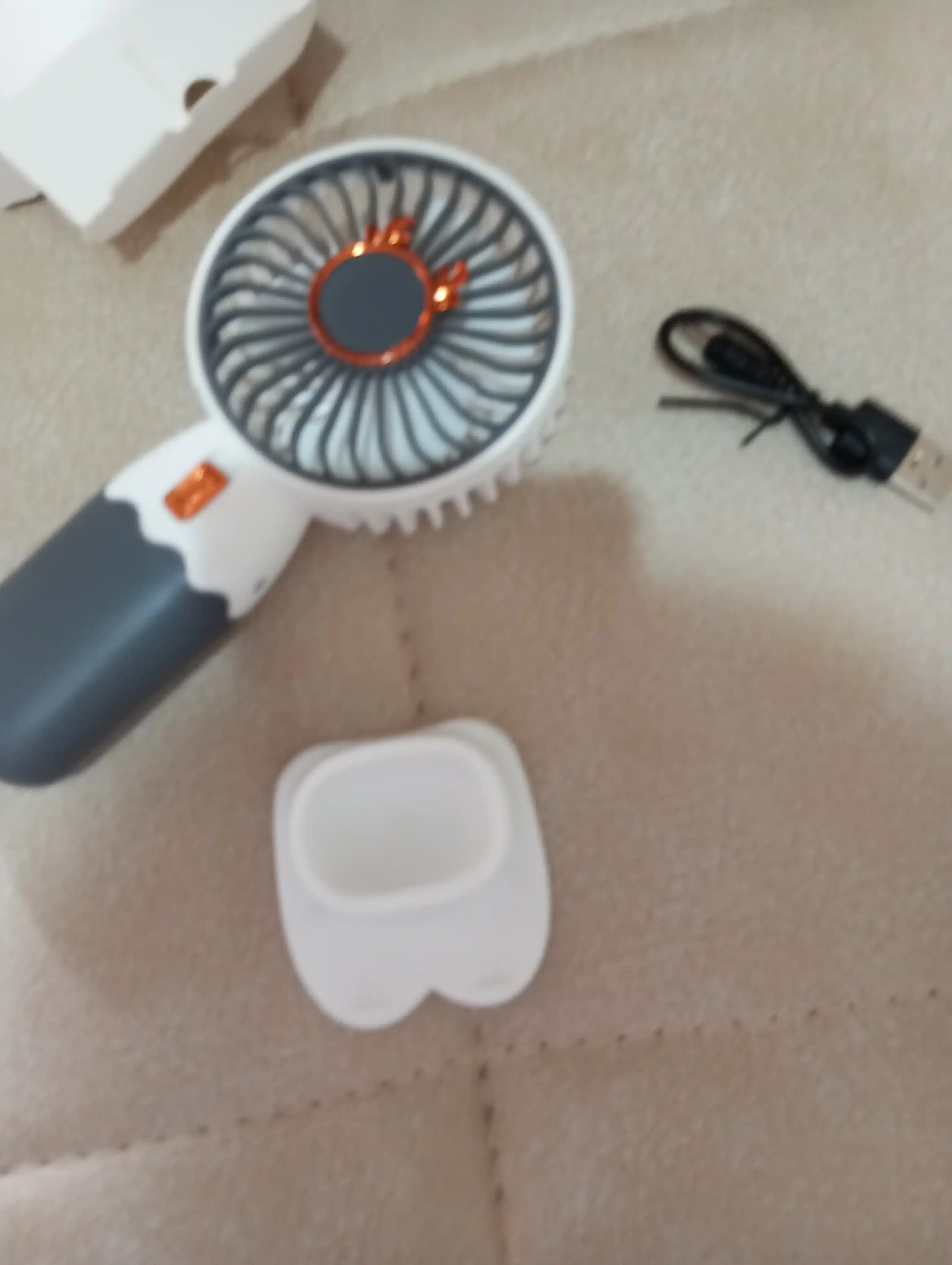Mini qo'l ventilyatori, ish stoli uchun, USB portativ