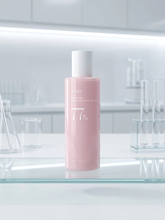 Anua Peach 77 Niacin Conditioning Milk - увлажняющая эмульсия лица с ниацинамидом, 150 мл