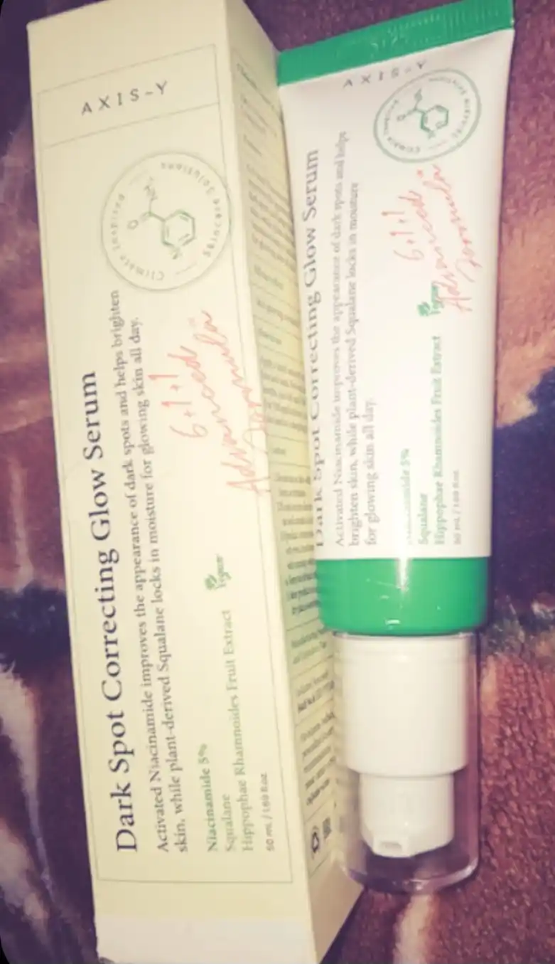 Yorqinlashtiruvchi zardob Dark Spot Correcting Glow Serum Axis-Y, 50 ml