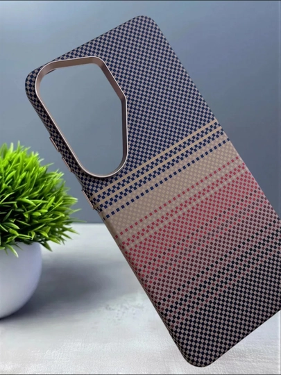 Карбоновый чехол для Samsung S22,S23,S24,S25,S26 FE,PLUS, ULTRA Magsafe, жесткий