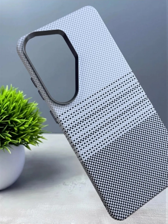 Карбоновый чехол для Samsung S22,S23,S24,S25,S26 FE,PLUS, ULTRA Magsafe, жесткий
