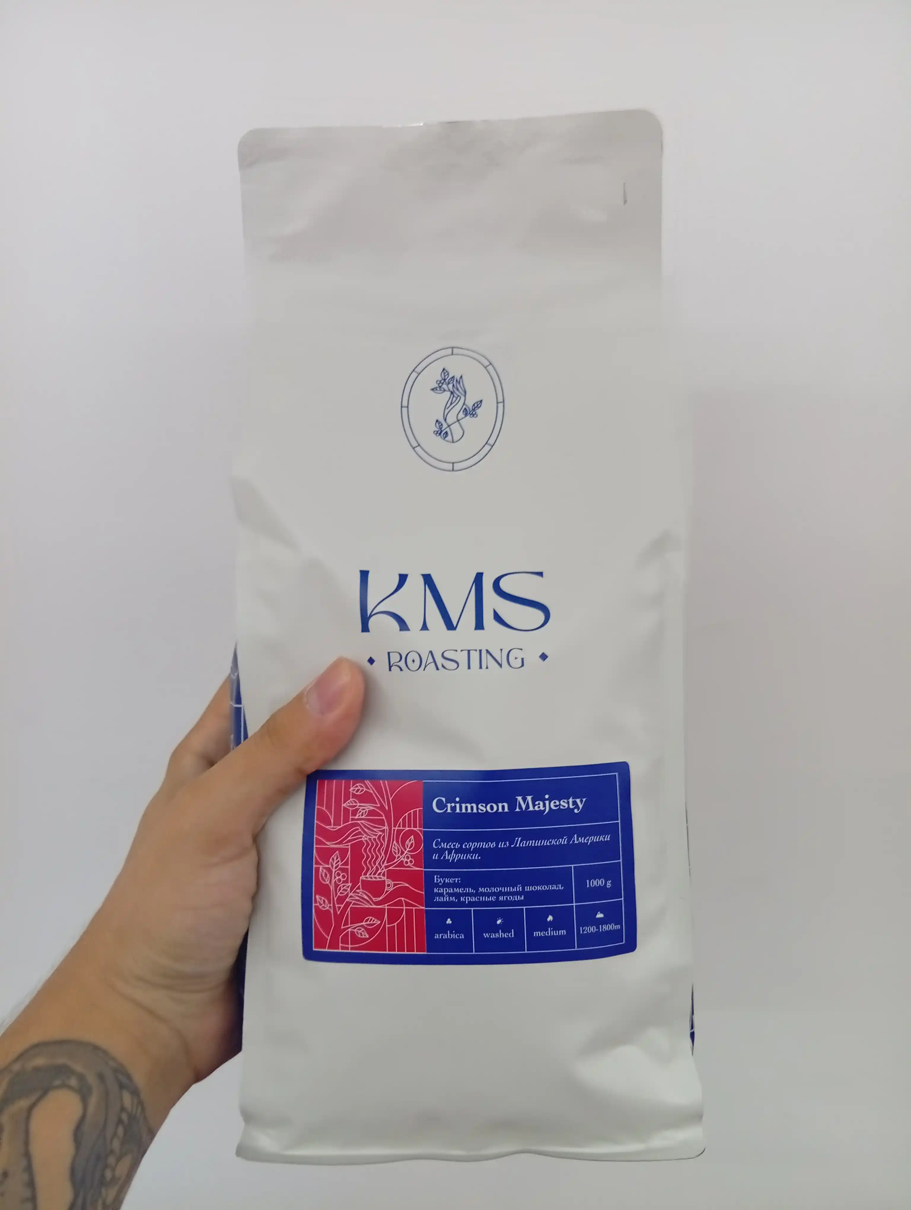 Qahva donali KMS Crimson Majesty, 1 kg