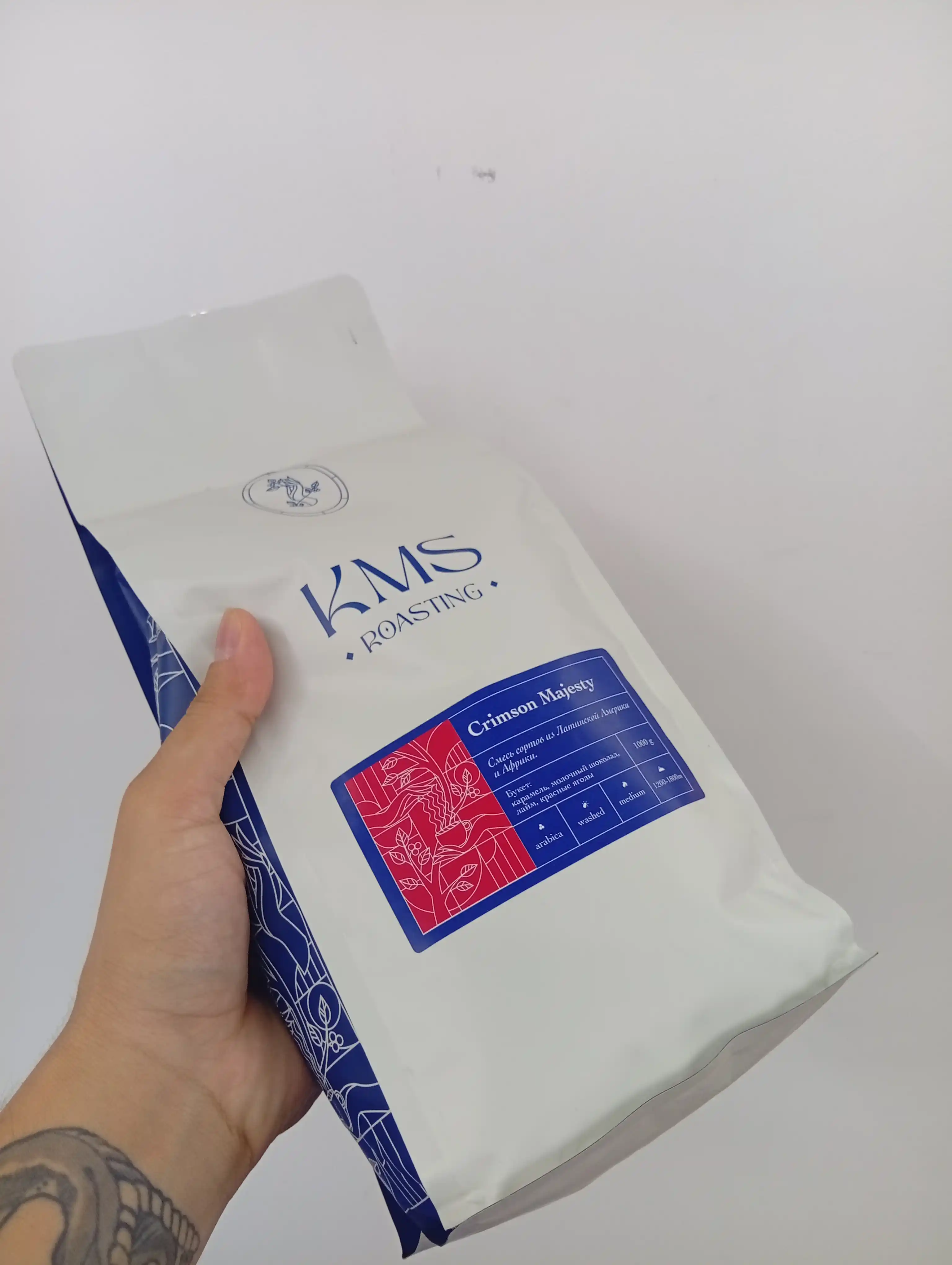 Qahva donali KMS Crimson Majesty, 1 kg