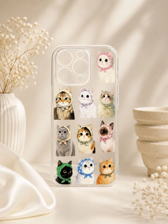 IPhone uchun yaltirroq toshchali va oynachali chexol, Iphone 14,15,16,17, pro, pro max - 