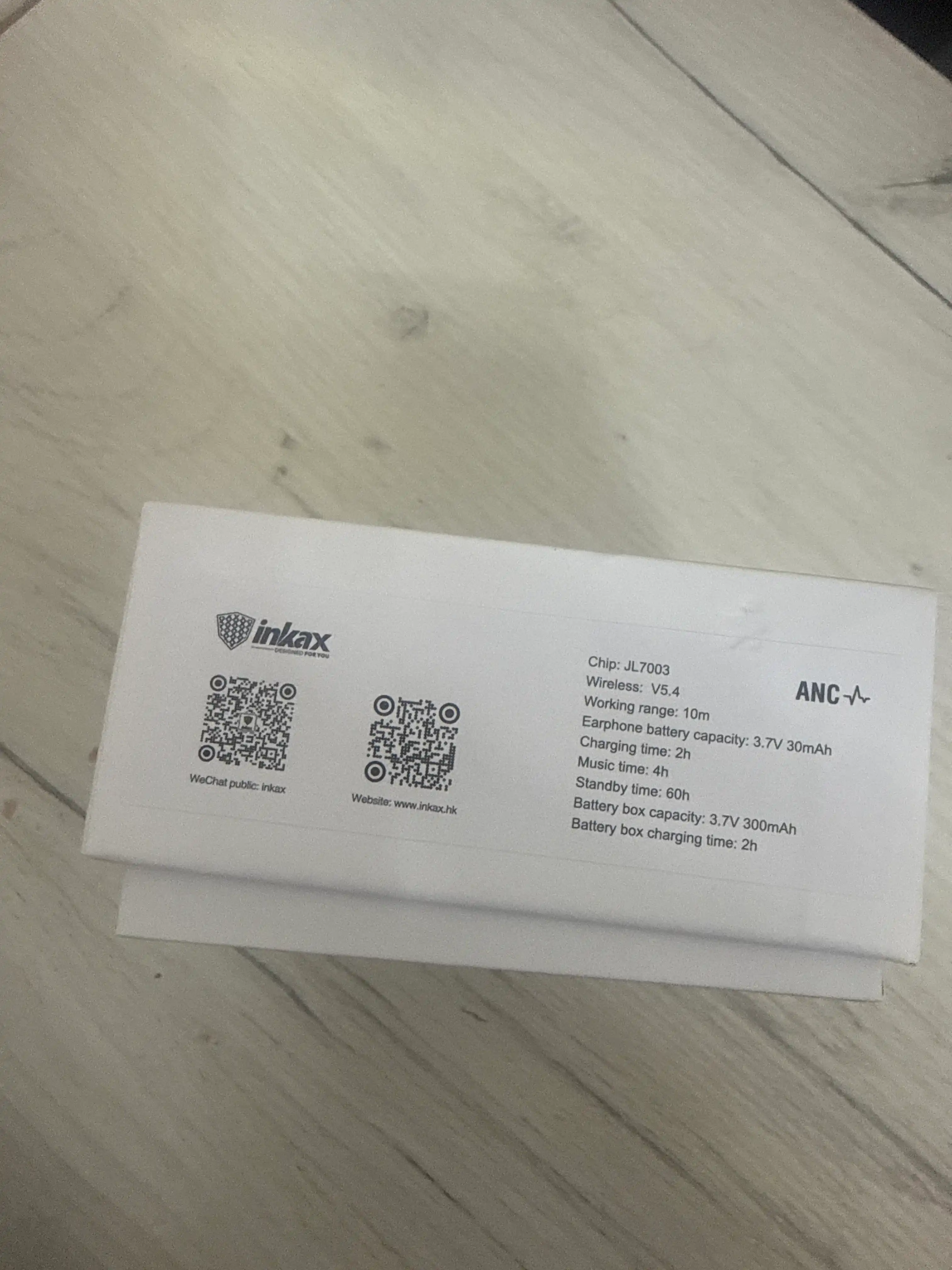 Simsiz quloqchinlari Inkax T05 ANC -  iPhone va Android uchun