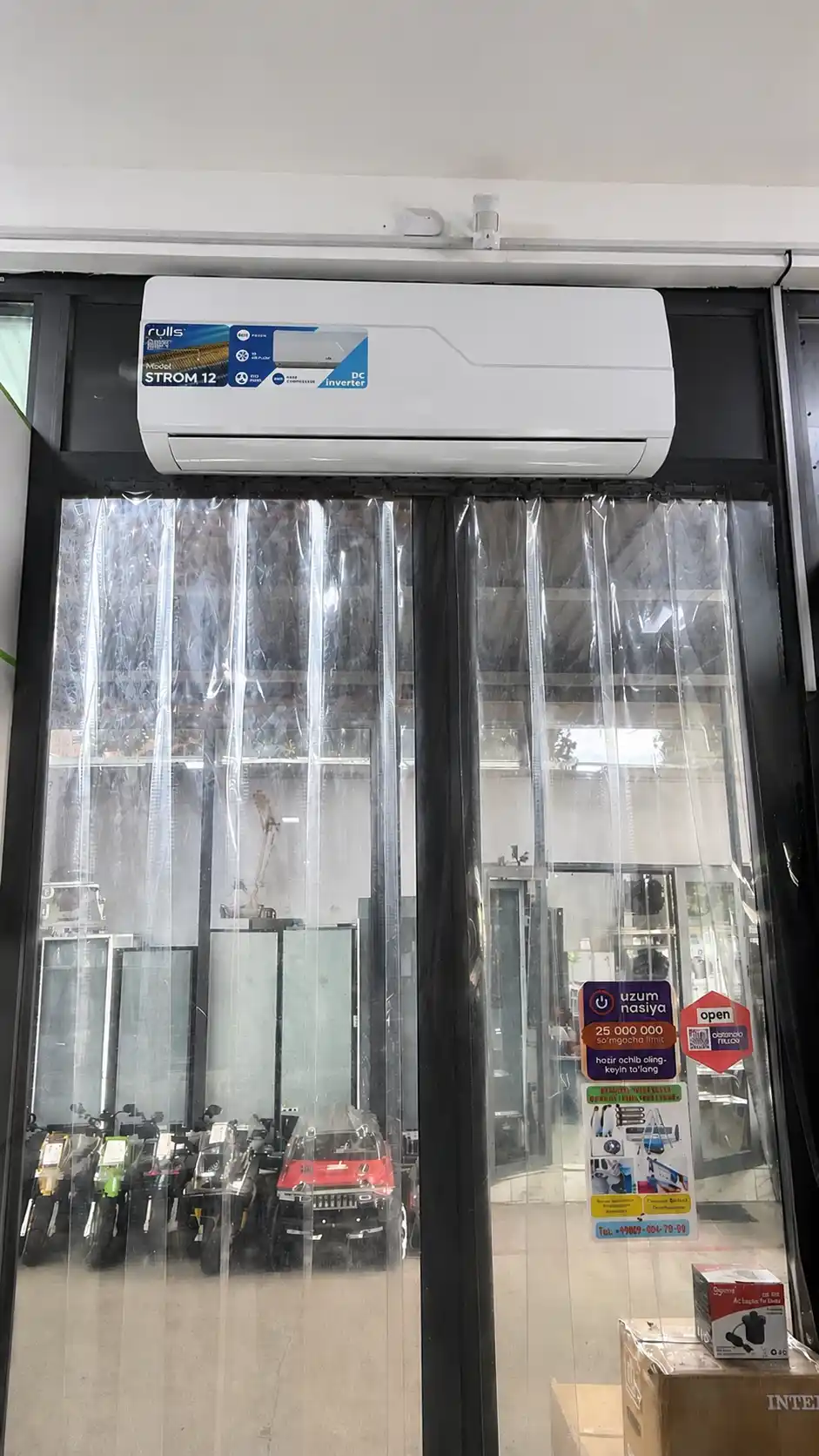 Rulls VELION SILVER 12 Full DC Inverter konditsioneri, TEN isitish tizimi bilan
