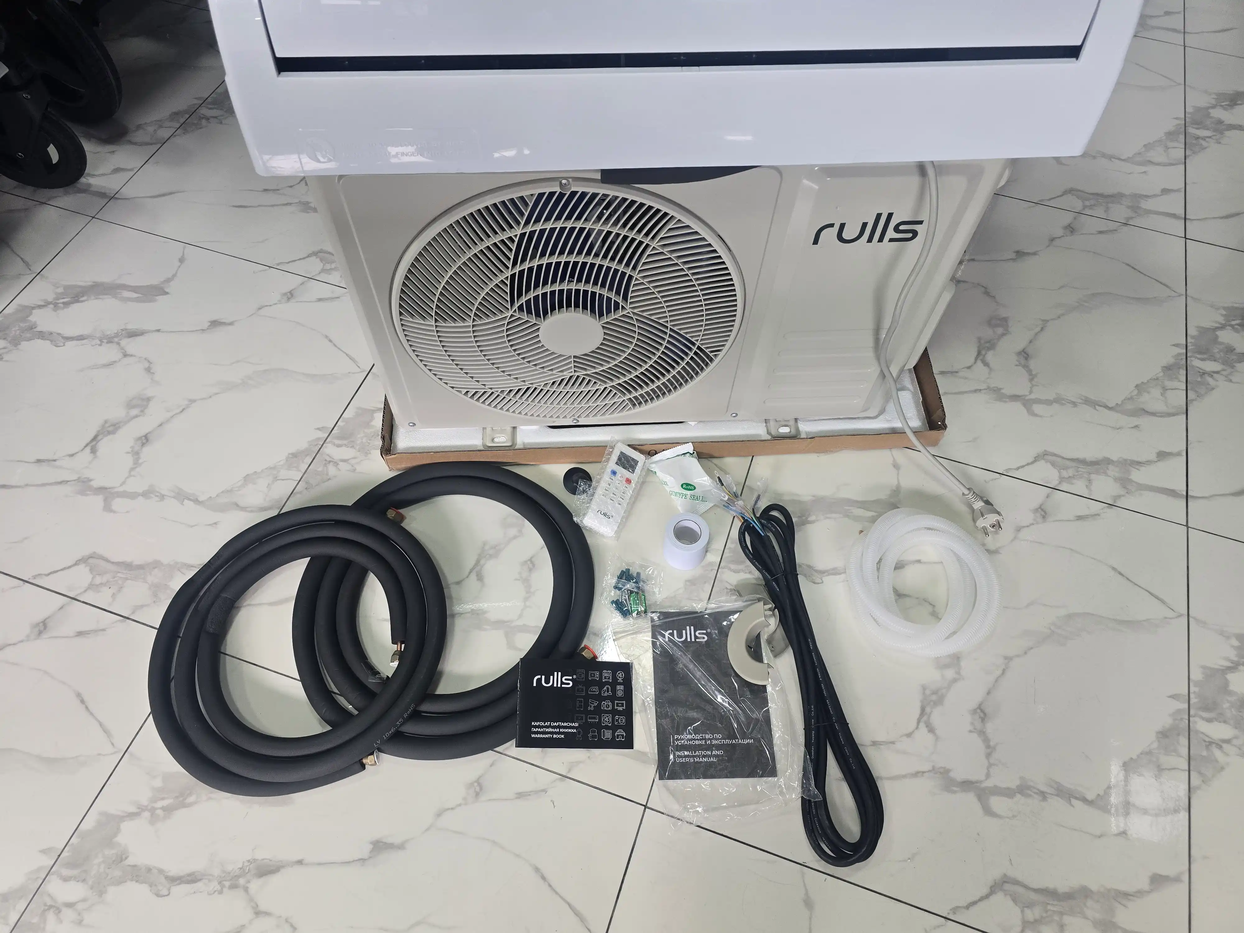 Rulls VELION SILVER 12 Full DC Inverter konditsioneri, TEN isitish tizimi bilan