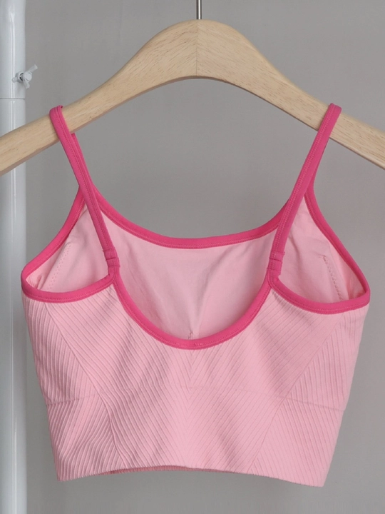 Ayollar uchun sport topi, ichki kosachali, fitnes, yoga va mashg‘ulotlar uchun