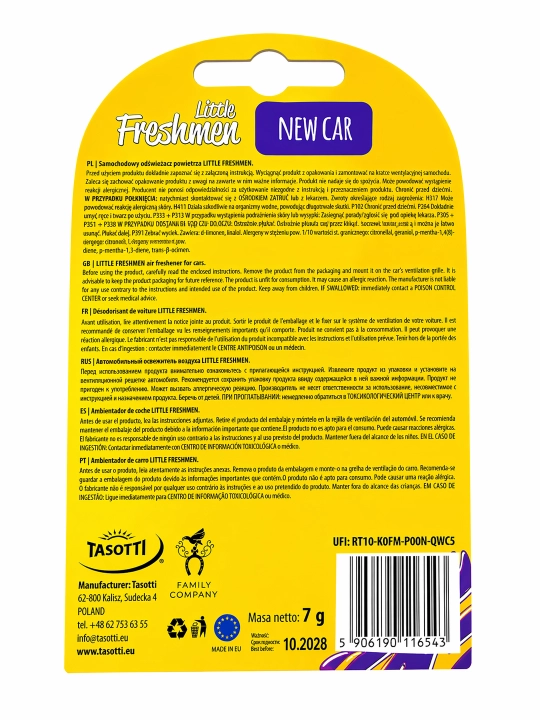 Freshmen Bubble Gum avtomobil xushbo‘ylantirgichi – avtomobil uchun osma havo tozalagich