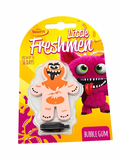 Автомобильный ароматизатор Freshmen Bubble Gum–подвесной освежитель воздуха для автомобиля - 