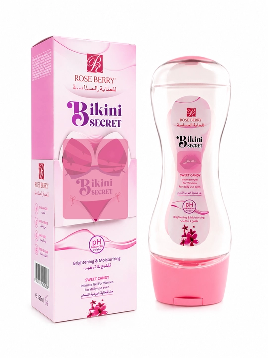 Bikini secret sweet candy intim gel, nozik hudud uchun kundalik parvarish, 150 ml