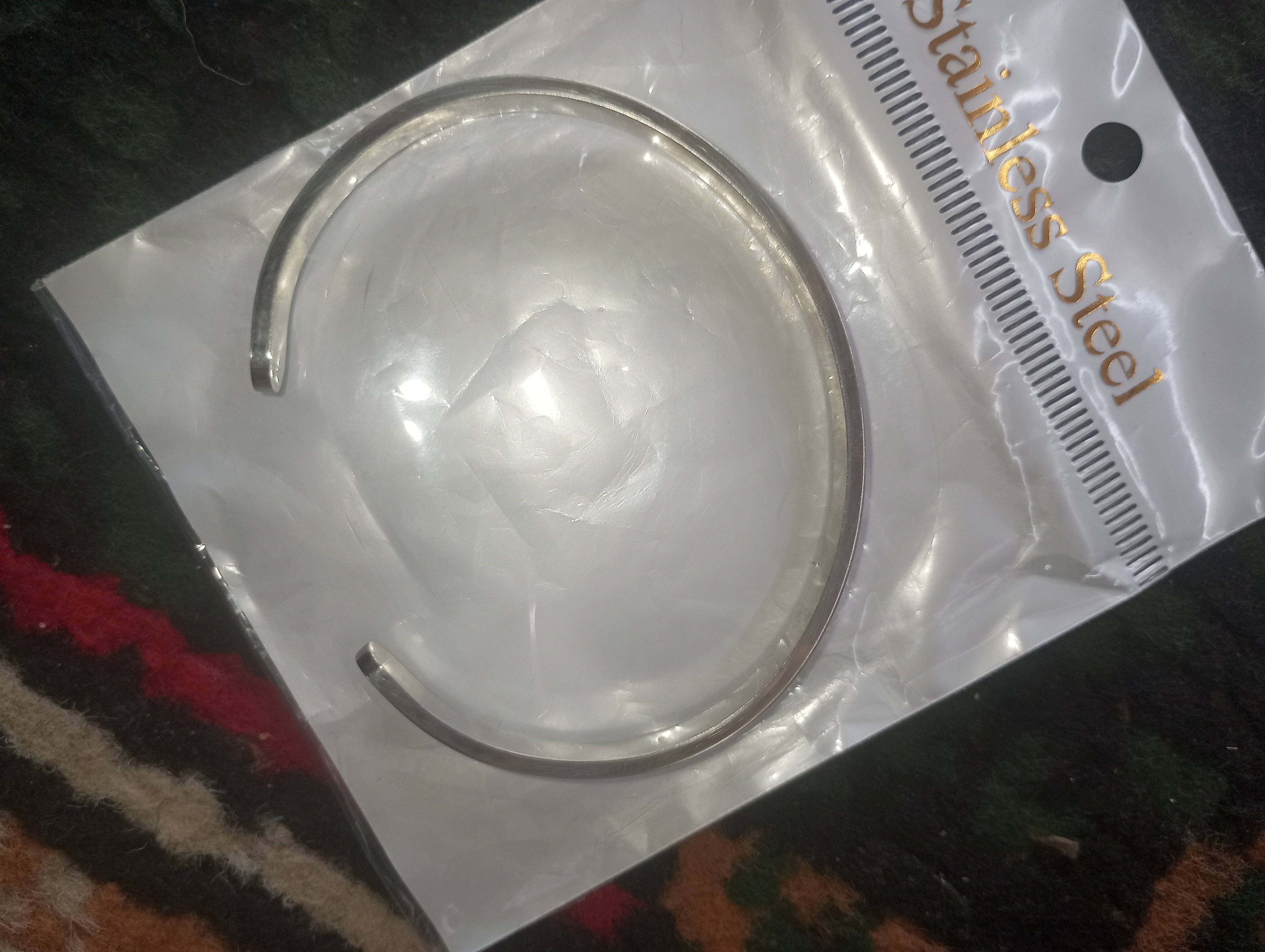 Stainless Steel Xuping, oyatal kursi bilaguzuk va uzuk to'plami