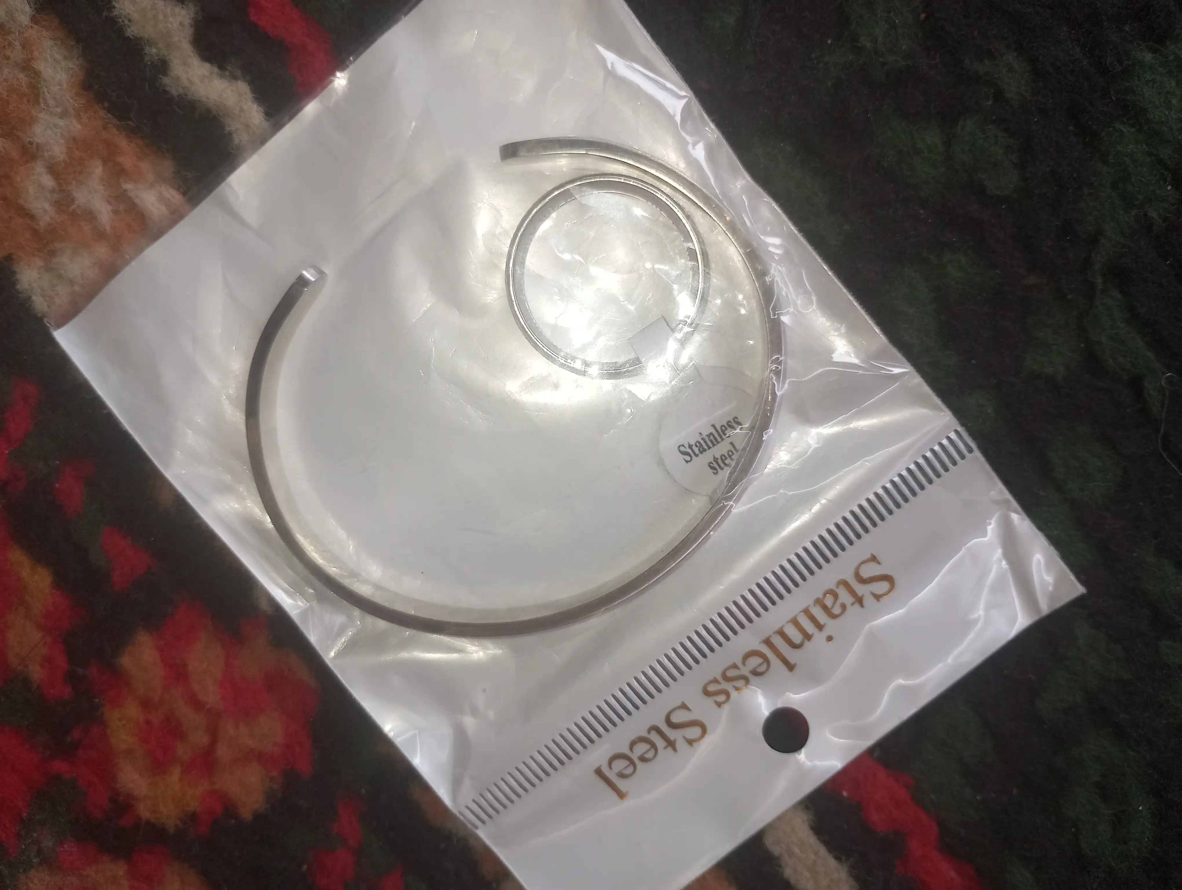 Stainless Steel Xuping, oyatal kursi bilaguzuk va uzuk to'plami